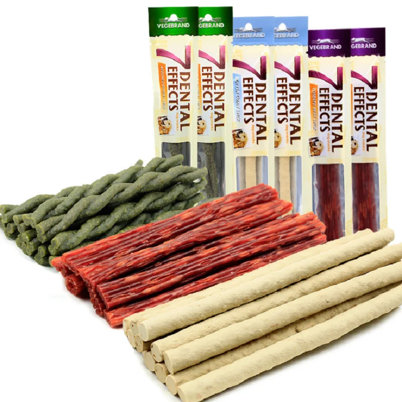 

Dog Snacks 3 Flavors Clean Teeth Stick fresh material Corn Beef Avocado Keep Healthy Training Rewards Cleaning Teeth Dog food