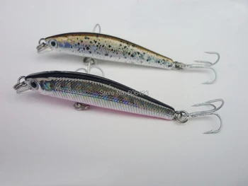 

10PCS floating Minnow lure fishing Lures fish hook suspending Crank baits 2g 5cm Free shipping