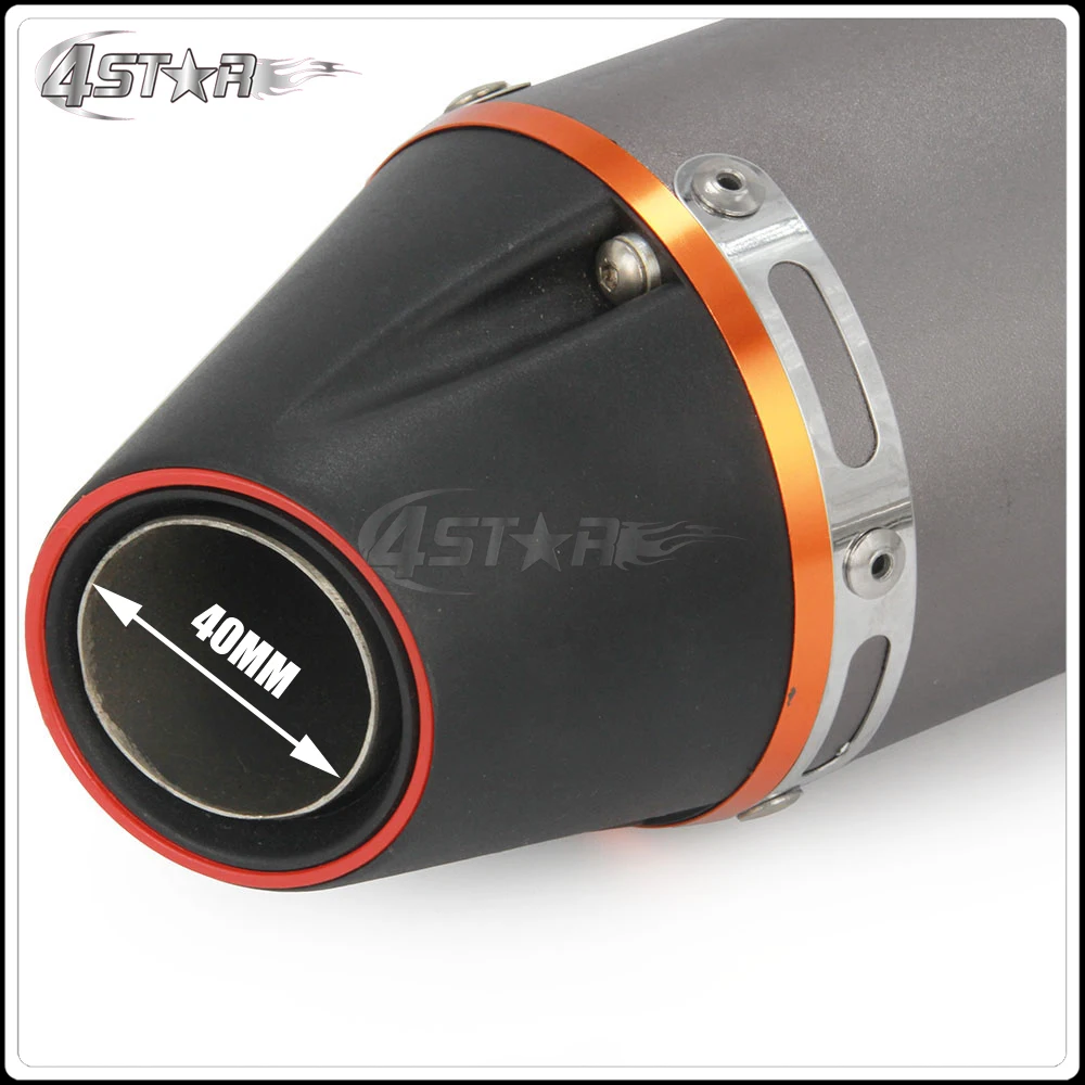 Глушитель выхлопной трубы для мотоцикла 38 мм алюминиевый CRF150F CRF230F 2003 2013|motorcycle