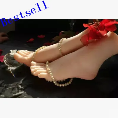 

Free shipping Fashionable Silicone Female Feet Model Mannequin Feet For Display