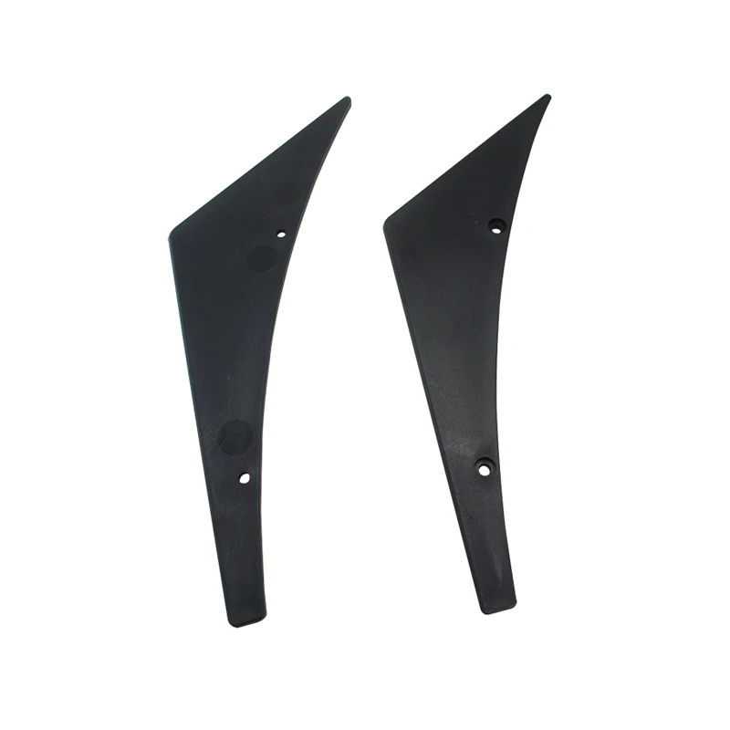 VR-New Universal Fit Front Bumper Lip Splitter Fins Body Spoiler Canards Valence Chin VR-BS21