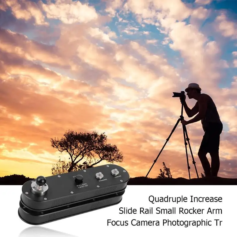 Quadruple Increase Camera Slide Rail Focus Photographic Track Follower Photo Studio Accessories Camera Stabilizer Rail System