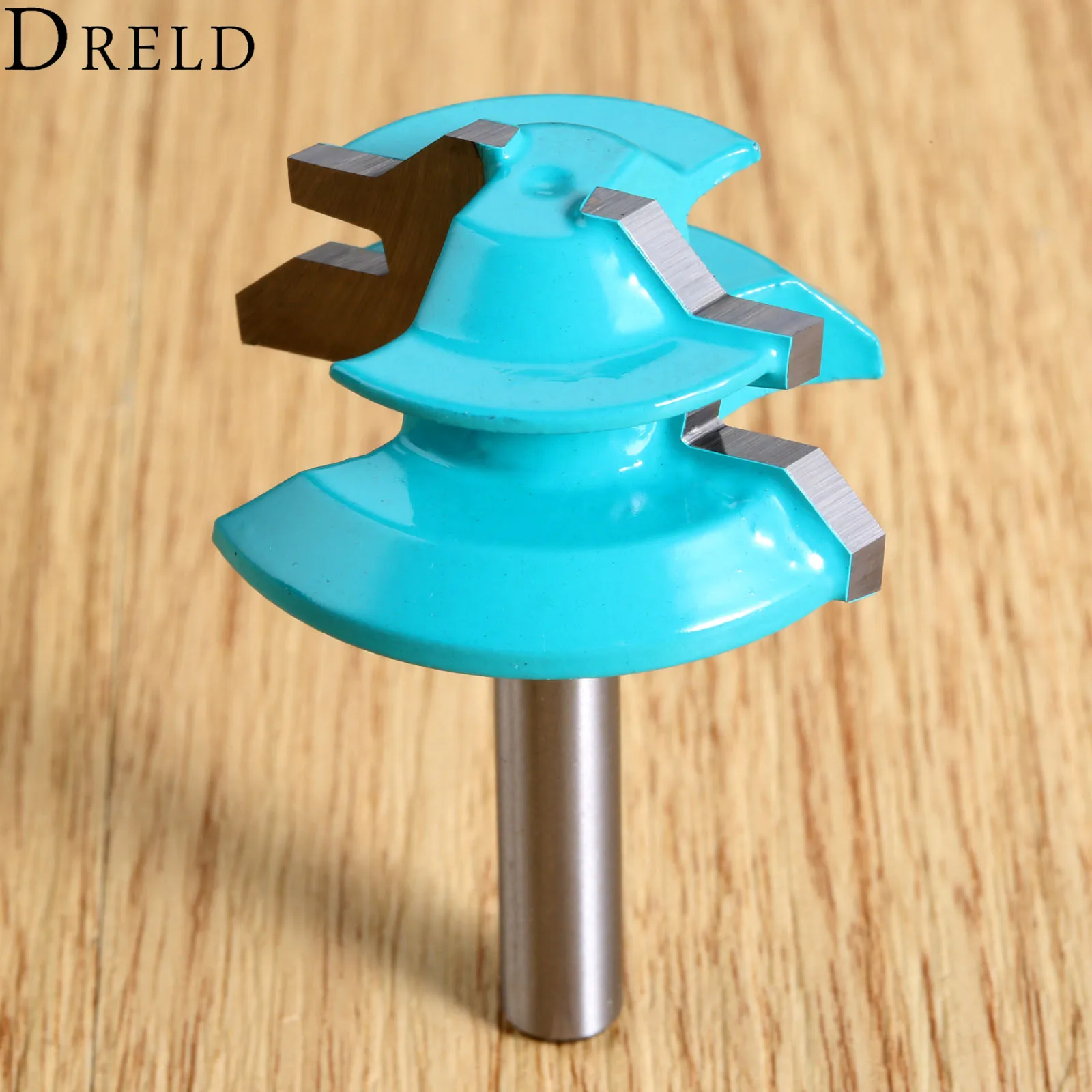 DRELD 1/4" Shank Lock Miter Router Bit 45 Degree Woodworking Tenon