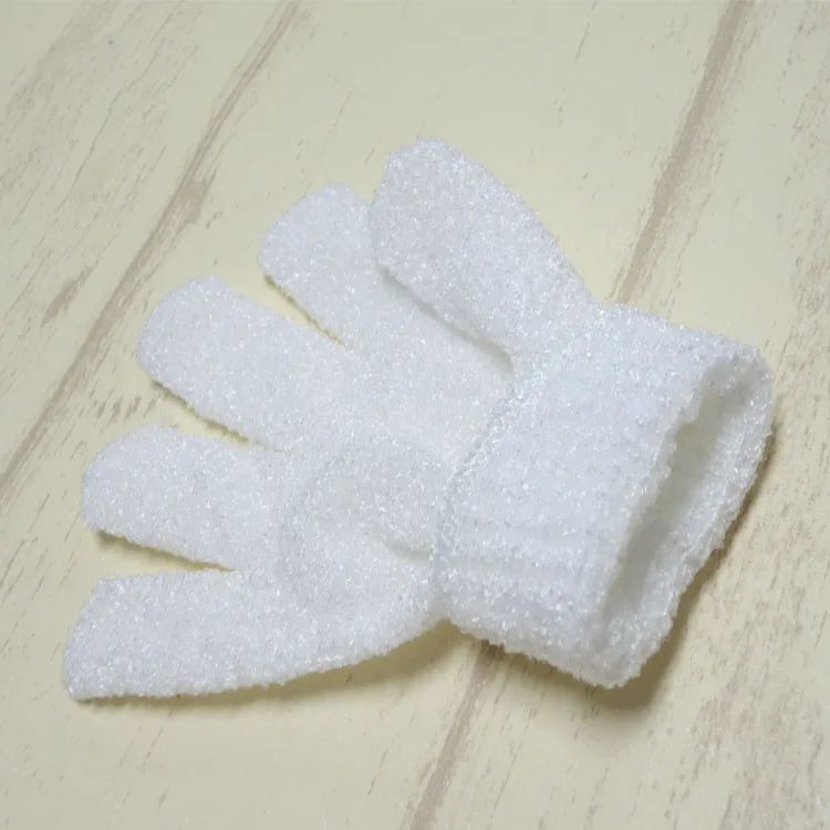 1000 шт./лот нейлон тела очистки рукавицы для душа отшелушивающая перчатка для ванной Учжишань ванной Перчатки