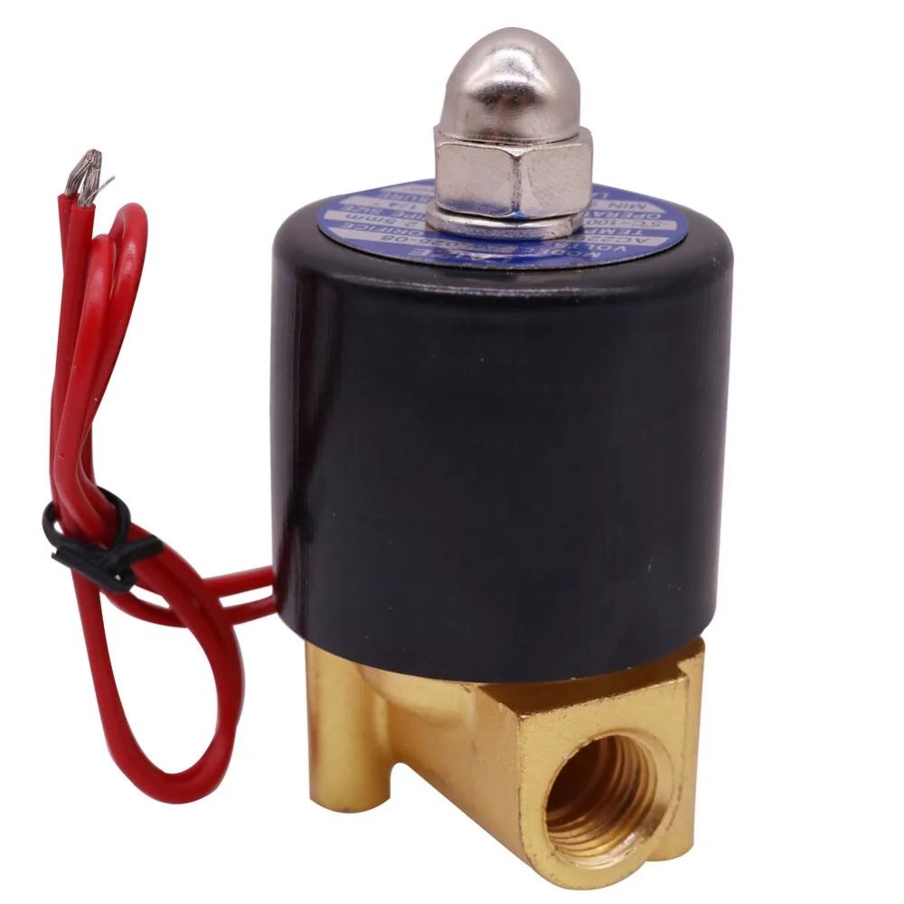 1 шт. электромагнитный клапан AC220V/DC24V DN15 1/2 ''Электрический нормальный закрытый
