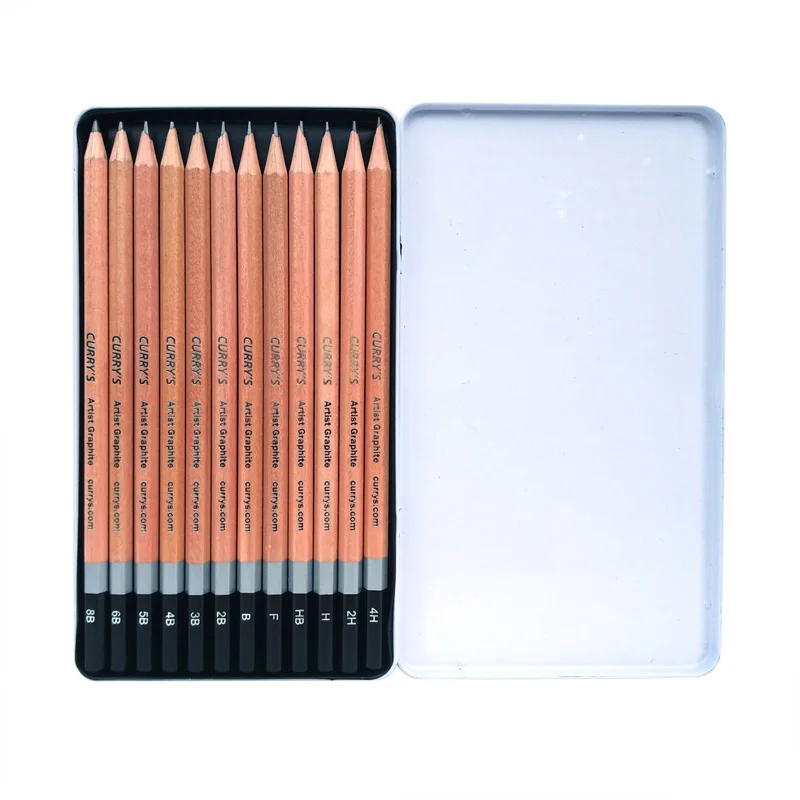 Лучшее качество, 18 карандашей для рисования эскизов, графитовые 8B 6B 4B 2B F HB H 2H карандаши для художников, угольные карандаши для художественных школьных принадлежностей - Цвет: Sketch Pencils 03