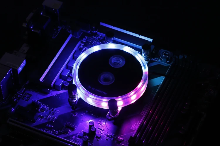  Barrow LTYKBA-04N-V2 Für AM4 CPU Wasser Blöcke LRC RGB v2 Acryl Micro schneiden Micro wasserstraße 