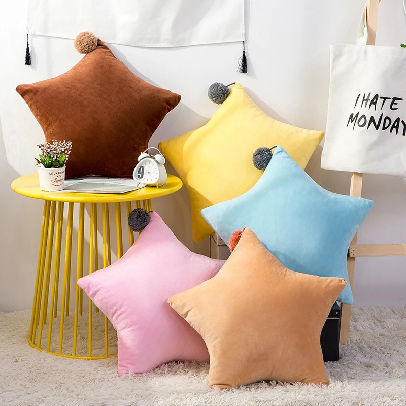 Cushion Cute Stars Pillow for Office Chair Garden Seat Cushion Living