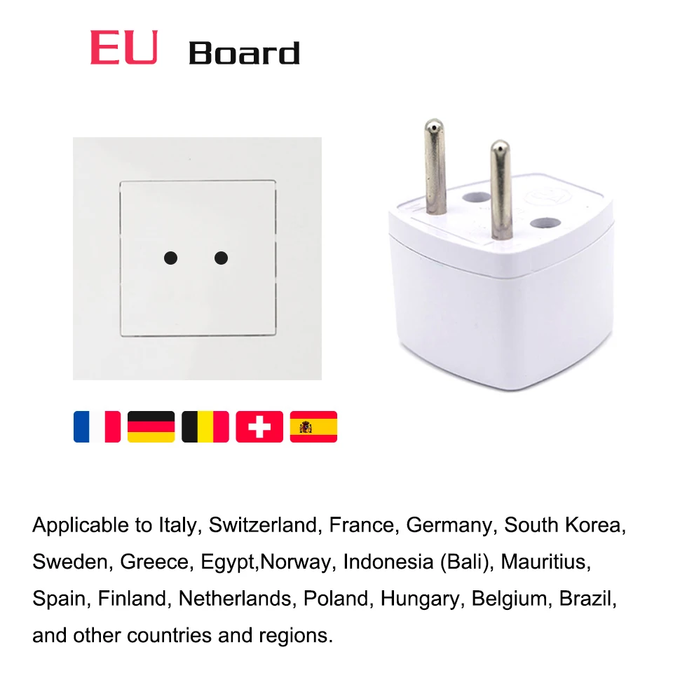 1PC Universal UK US AU EU AC Power Socket Plug Travel Electrical Charger Adapter Converter Japan China America Italy Switzerland (8)
