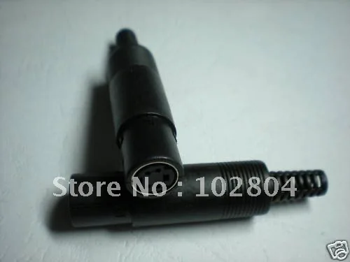 

10 pcs per Lot Mini DIN Jack Female Connector 4 Pin or 5 Pin 6 Pin 7Pin 8 Pin with Plastic Handle