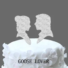 Смешно Свадебный торт Топпер StarWars leia и Ханс соло, Заказ Свадебный торт Топпер, Мистер и миссис свадебный торт Топпер