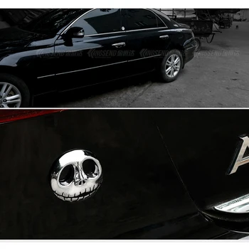

2 PCS Car Stickers and Decals 5*5CM Car Sticker Halloween Jack Skellington Metal Funny Car Sticker Bomb Car Accessory Refitting