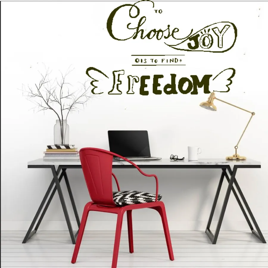 Настенная Наклейка Виниловая наклейка цитата Find Freedom настенная бумага искусство