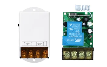 

AC 220v 30A Wireless remote control RF Switch 433MHZ 3000W Light Home Smart Delay switch