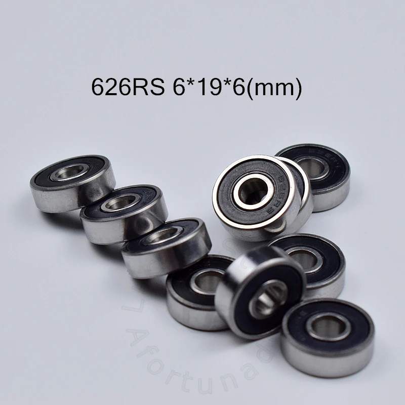 626 626RS 6*19*6(mm) 10pieces bearing free shipping ABEC 5 bearings ...
