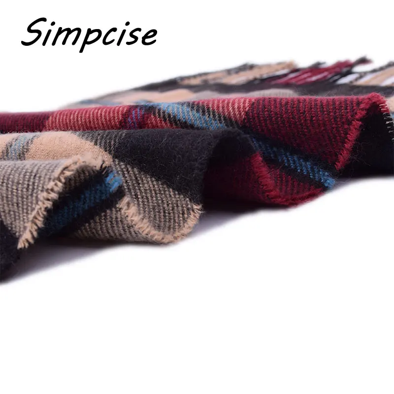 Plaid men scarf winter fashion scarves scarf soft warm  Pashimina cashmere Tartan scarves A3A17523 men's scarves