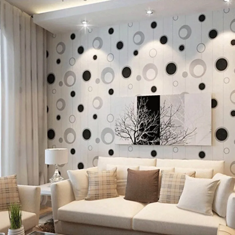 

beibehang wallpaper television background wallpaper modern bedroom circle clothing store decoration wallpapers roll wall paper