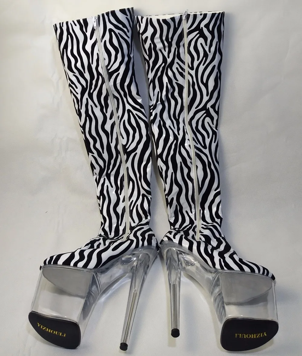Plataforma Atractivas Muslo Correa Clubbing Pulgadas Gladiador 01 Mujeres Alto Dancer 8 Del Cm De Cerrojo Altura Botas Exotic 20 Tacón Zapatos qHpXw8zax