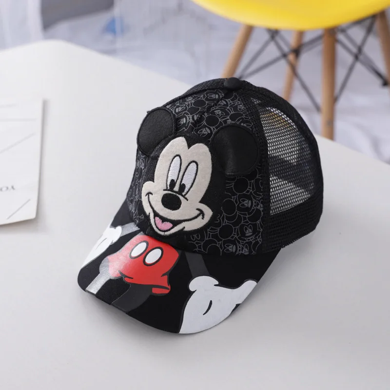 E Disney лето с Микки Маусом Мышь Детская Одежда Аксессуары Малыш Кепки Микки Солнце Хип-хоп шляпа Для детей от 2 до 8 лет для мальчиков и девочек игрушка - Цвет: E