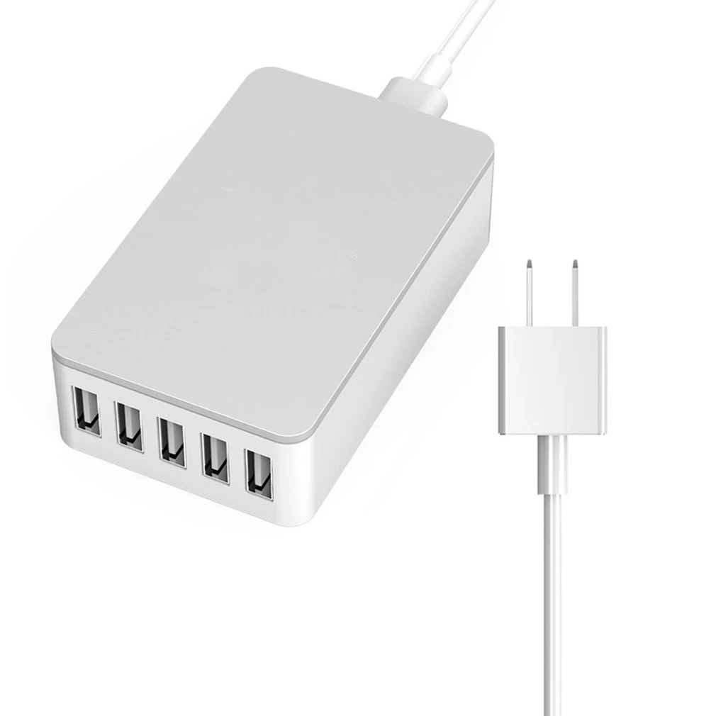 

Portable Fast Charge Device 5 Port Desktop Usb Charger For Smartphone