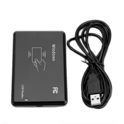 2019 Новый USB бесконтактная рчид близость Сенсор Смарт ID Карта Reader 125 кГц EM4100 Window7