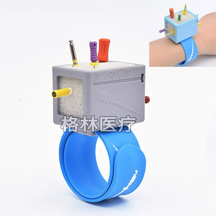 

Wrist Type Endo Files Cleaning Stand, Sterilized in 135 degrees, Disinfected Endodontic File, Gift: 1 Pack Steel File