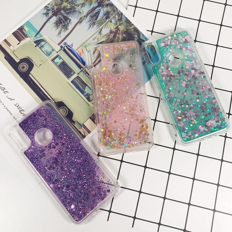 

Case for Xiaomi Redmi Note 7 Cover For Redmi Note 7 Silicone Phone Cases For Xiomi Redmi Note7 Glitter Dynamic Liquid Quicksand
