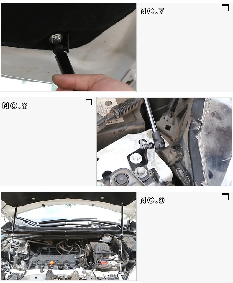 Капот двигателя гидравлическая штанга капота Крышка поддержки подъемной стойки бар Jackstay Подходит для Honda CRV 2012 2013 аксессуары