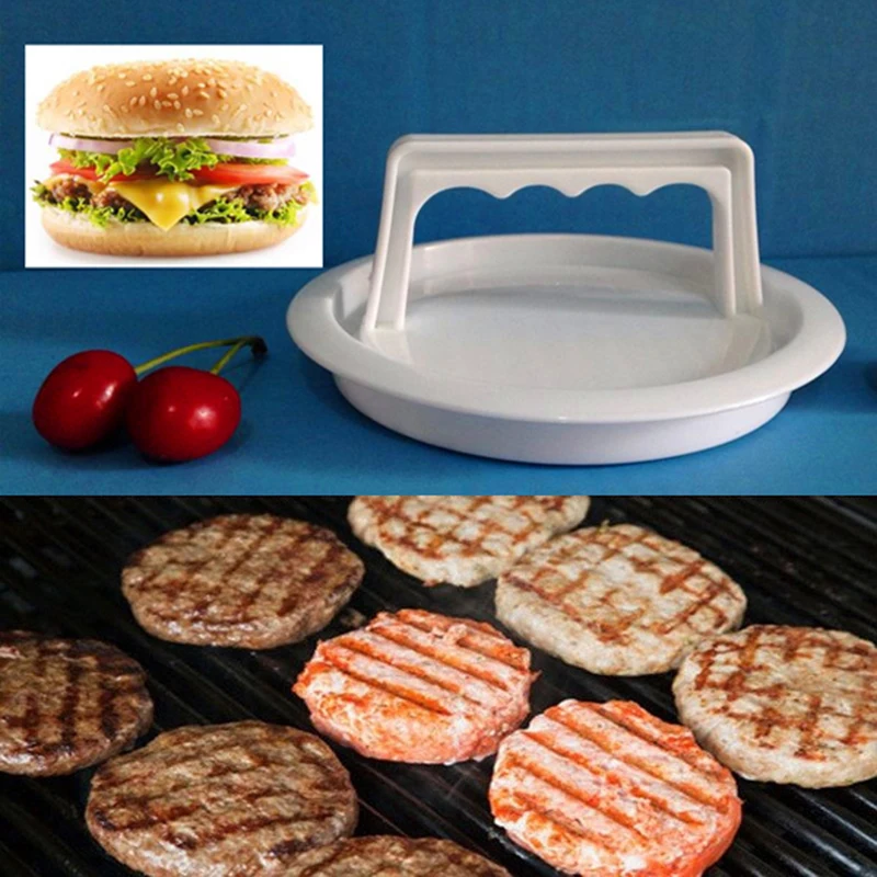 Горячая 1 шт. пластиковый пресс для гамбургеров DIY Форма гамбургера мяса говядины