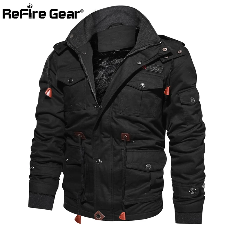 Refire Gear теплая военная куртка мужская армейская пилота зимняя одежда для мужчин