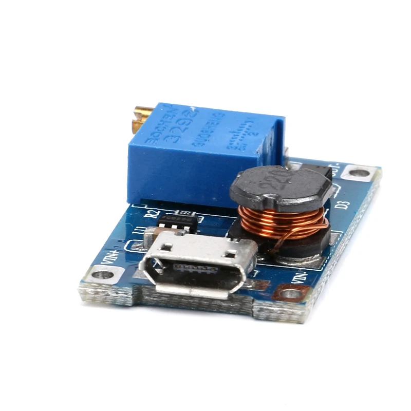 1 шт. Повышающий Модуль MT3608 DC 2 а с MICRO USB в 24 до 5 В 9 12 28 в|Трансформаторы| |
