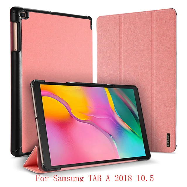 DUX DUCIS из искусственной кожи чехол для samsung Galaxy TAB A 10,1 Магнитный чехол-книжка Smart Cover для samsung TAB A 8,0 A 10,5 - Цвет: For TAB A 10.5 2018