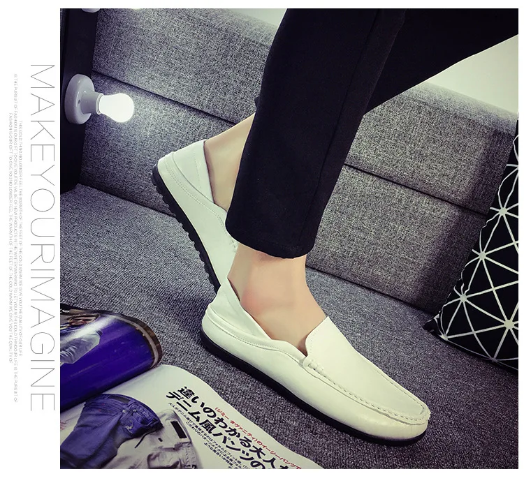 Size 36-44- Men's Shoes- Fashion Brand Men's Love Shoes- Spring Autumn- Soft Shoes Men's Leather -Walking Shoes- Leisure Driving Men's Flats (12)