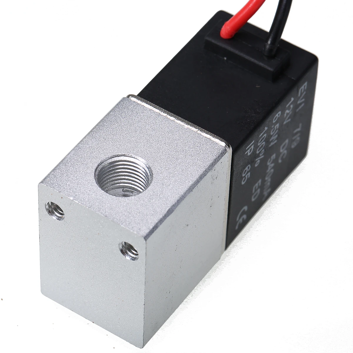 DC 12V 1/4'' 2 Ways Normally Closed Valve Mayitr Pneumatic Aluminum Electric Solenoid Air Direct-acting Valves For Water Air Gas