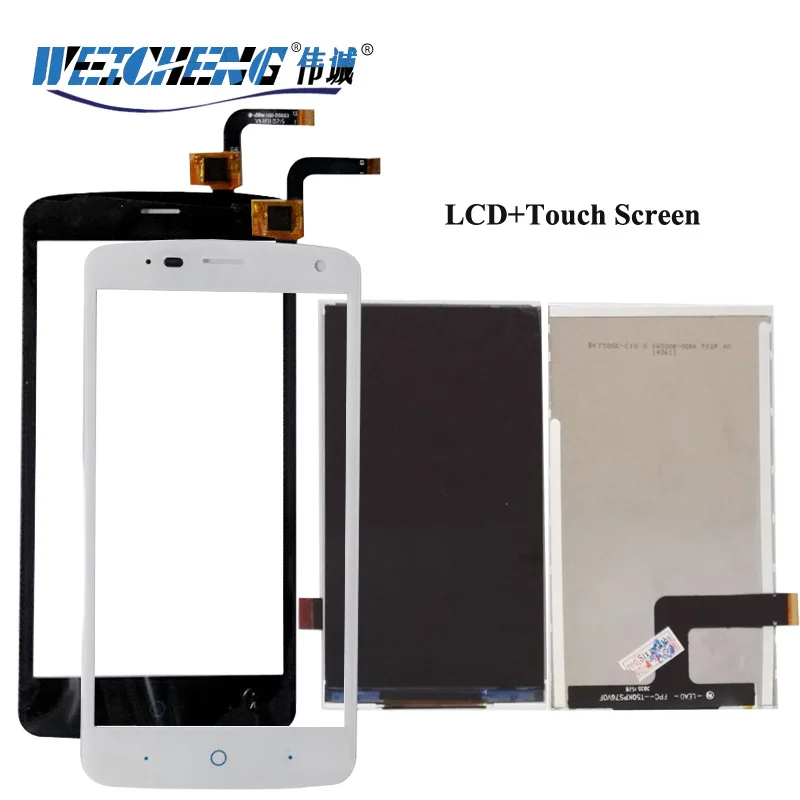 WEICHENG Black/White For ZTE Blade L2 Plus LCD L370 C370 Display +Touch Screen Assembly zte l2 plus lcd +free tools | Мобильные