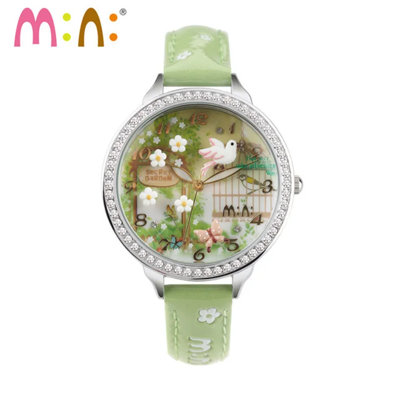 Vente Marque de luxe Femmes Montres Étanche Bracelet Dames Montre Femme 3D Oiseau Bracelet À Quartz Montre Femme Horloge Relogio Feminino 2017