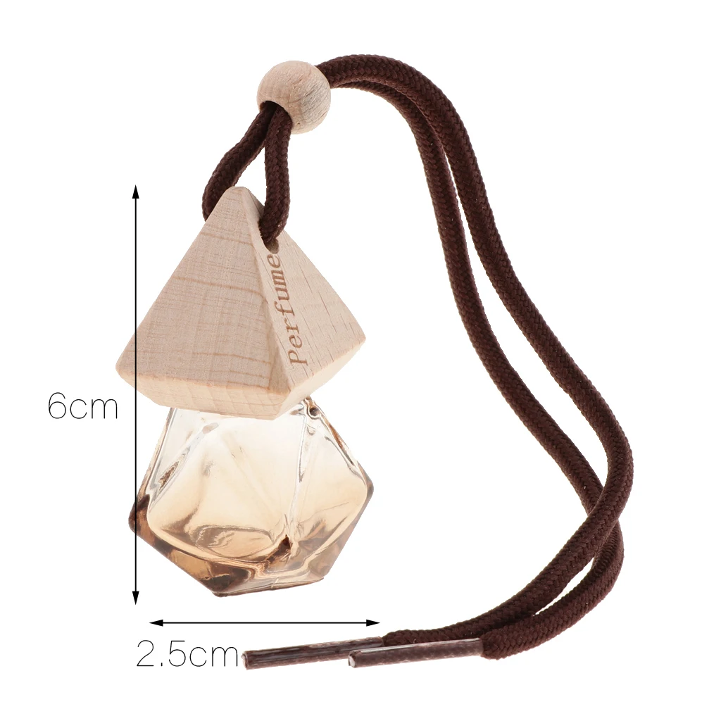 6ml glass charm freshener bottle car interior air fresh atomizer refillable home decor gift Coffee
