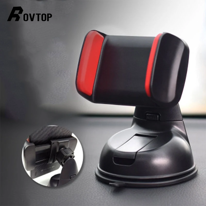 

Rovtop Universal Car Phone Holder for Mobile Phone Windshield Mount Cell Phone Holder Smartphone Phone Stand Car Holder