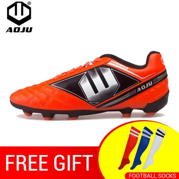 

AOJU New Adults Men's Outdoor Soccer Cleats Shoes AG/TF Football Boots Training Sports Sneakers Shoes Size 31-45 Parent-Kid