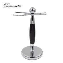 DS металлическая хромированная подставка для безопасной бритвы и щетки для ванной комнаты, новейшая подставка для бритья, роскошные подарки