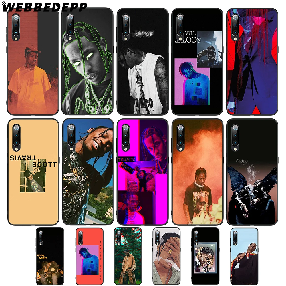 WEBBEDEPP Travis Scott cactus la flame Soft TPU Case Cover for Xiaomi Redmi GO Note 4 4X 5 6 pro 5A Prime 7 Pro | Мобильные телефоны