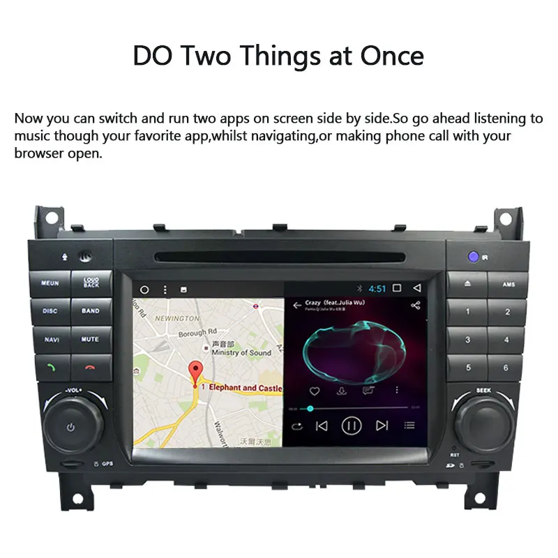 Sale Xonrich Car DVD Player 2 Din GPS Autoradio For Mercedes/Benz/Sprinter/Vito/Viano/W203/W209/A180/W906/W311A-class 3