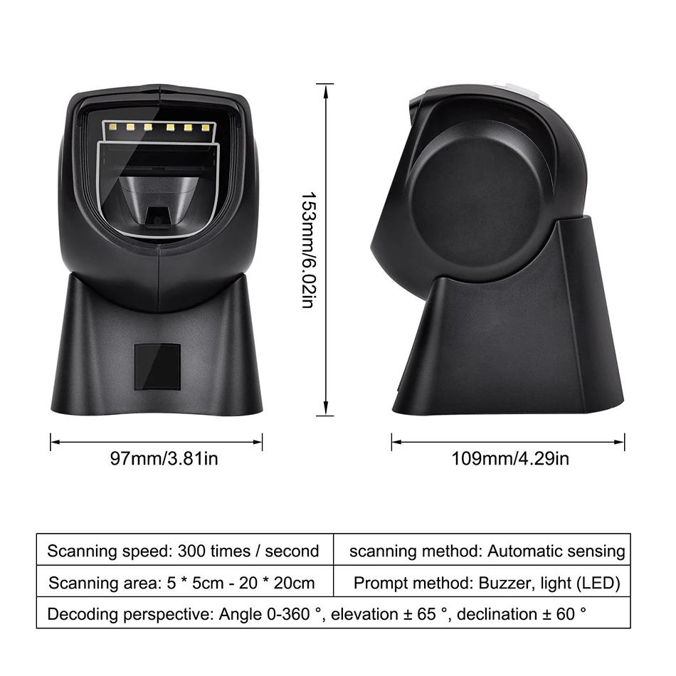 2D سطح المكتب الأيدي الحرة الباركود ماسحة 1D 2D QR USB احادي الباركود ماسحة قارئ الأحمر CCD (تهدف) الأبيض LED (الإضاءة) 2D سطح المكتب الأيدي الحرة الباركود ماسحة 1D 2D QR USB احادي الباركود ماسحة قارئ الأحمر CCD (تهدف) الأبيض LED (الإضاءة)