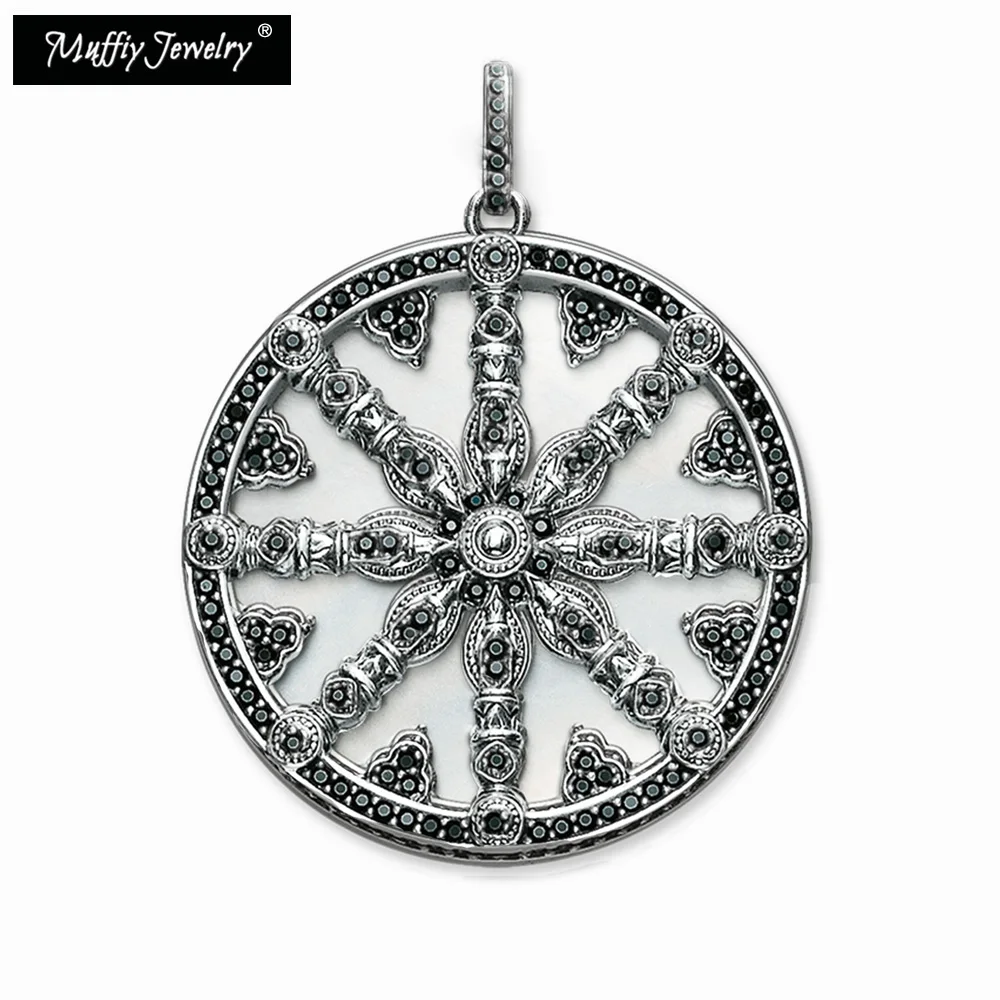 Черное ожерелье с кулоном из фианита Karma Wheels Europe 2019 Rebel Fashion хорошие ювелирные