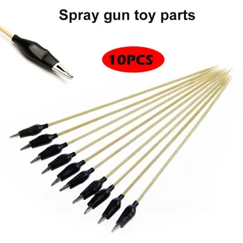 

10PCS/1 Set Spray Parts Clip Crocodile Probe Alligator Black Wood Airbrushing Sprayed Parts for Gundam Modeling Toy Accessories
