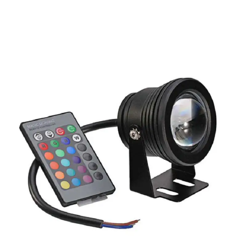 DC12V открытый 10 Вт RGB садовый свет LED газон лампы Спайк всплеск пейзаж Освещение