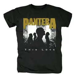 Бесплатная доставка пантера памятной хардкор-метал группа необычный трэш рок 100% хлопок футболка