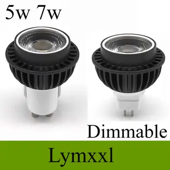 

Cob Led Spotlight 5w 7w Gu10 Mr16 Led Lamp Dimmable Led Spot Down Light Bulb 60angle CRI85 Warm White AC85-265V 12V UL CE&ROHS