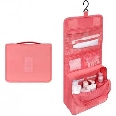 Корейская версия, водонепроницаемая дорожная косметичка, нейтральный органайзер для макияжа, подвесная сумка для ванной комнаты, Женская портативная дорожная сумка для хранения - Цвет: C007