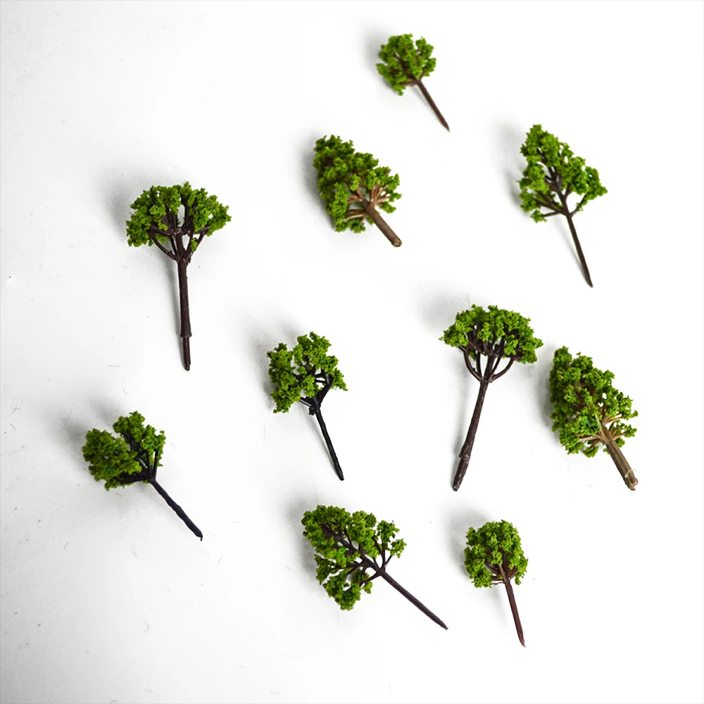 3-4CM Model Green Tree Miniature Scale Model Architectural Plastic Green Trees Forest 3-4CM Model Green Tree Miniature Scale Model Architectural Plastic Green Trees Forest